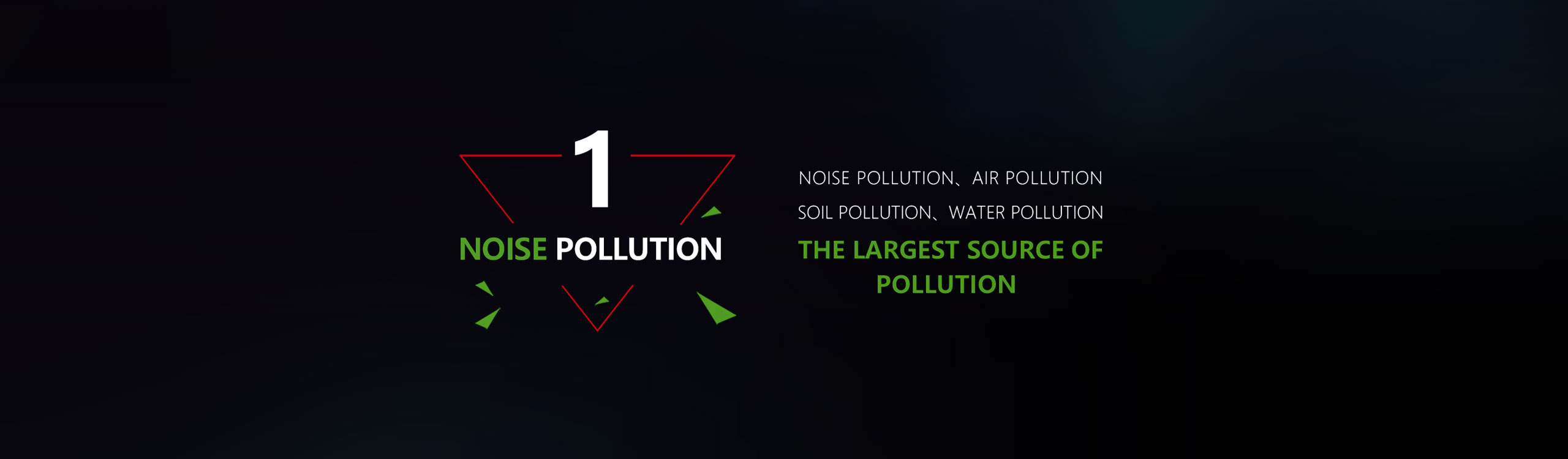 Noise pollution and acoustic control